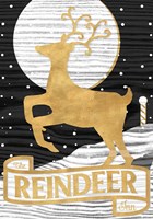 Winter Lodge Sign II Framed Print