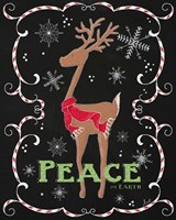 Peace on Earth Deer Fine Art Print