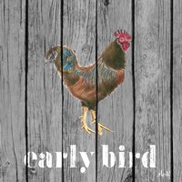 Early Bird Rooster Fine Art Print