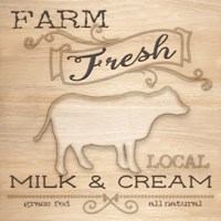 Country Organic Dairy I Framed Print