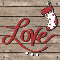 Holiday Feelings on Wood II Fine Art Print