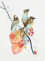 Birds on Branch Fine Art Print