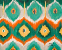 Tropical Ikat II Fine Art Print