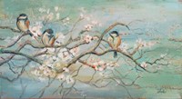 Spring Branch with Birds Fine Art Print