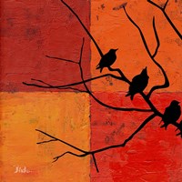 Three Birdies I Framed Print