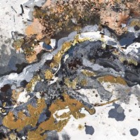 Turbulence Square I Framed Print