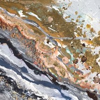 Turbulence Square II Framed Print