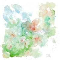 Flowers In Water Fine Art Print