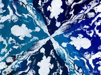 Blue Starburst Fine Art Print