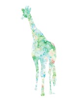 Flowers in Giraffe Fine Art Print