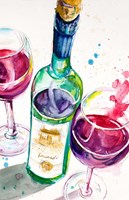 Red and White Wine I Fine Art Print