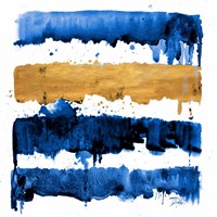 Indigo Drips Fine Art Print