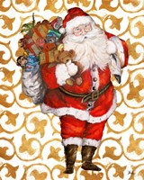 Golden Santa Fine Art Print