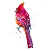 Christmas Cardinal II Fine Art Print