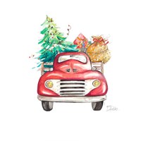 Christmas Tree Haul II Fine Art Print