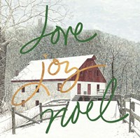 Love Joy Noel Fine Art Print