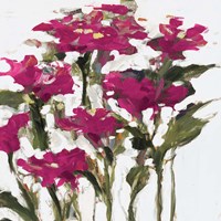 Plum Wild Flowers Fine Art Print
