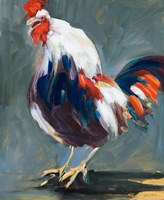 Rising Rooster Fine Art Print