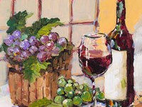Classic Wine Still Life Fine Art Print