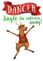 Busy Reindeer II Fine Art Print