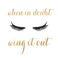 Golden Glam I Fine Art Print