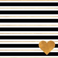 Heart Stripes Fine Art Print