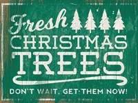 Holiday Wooden Signs I Fine Art Print