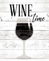 Wine Time Framed Print