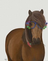 Horse and Flower Glasses Fine Art Print