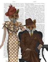 Fox Couple 1930s Fine Art Print