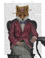 Fox 1920s Gentleman Fine Art Print