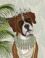 Boxer and Tiara, Portrait Fine Art Print