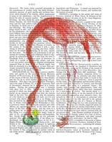 Flamingo and Cocktail 2 Fine Art Print