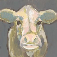 Blush Faced Cow I Framed Print