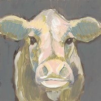 Blush Faced Cow I Fine Art Print