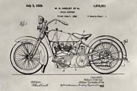 Patent--Motorcycle Fine Art Print