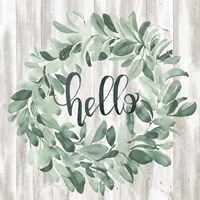 Welcome Wreath I Fine Art Print