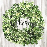 Welcome Wreath II Fine Art Print