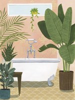 Bathtub Oasis I Fine Art Print