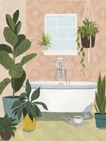 Bathtub Oasis II Fine Art Print