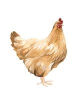 Autumn Chicken I Fine Art Print