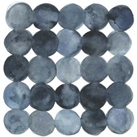 Blue Grey Density II Framed Print