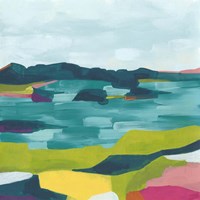 Kaleidoscope Coast II Framed Print