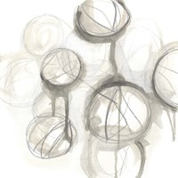 Neutral Lanterns III Framed Print