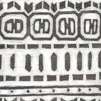 Tribal Textile III Framed Print