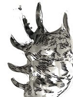 Ink Coast IV Framed Print