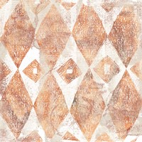 Red Earth Textile VI Framed Print