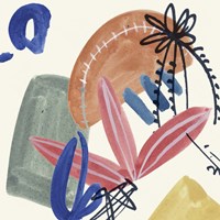 Sunburst Abstract IV Framed Print