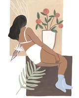 Lying Woman III Framed Print