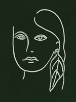 Malachite Portrait I Fine Art Print
